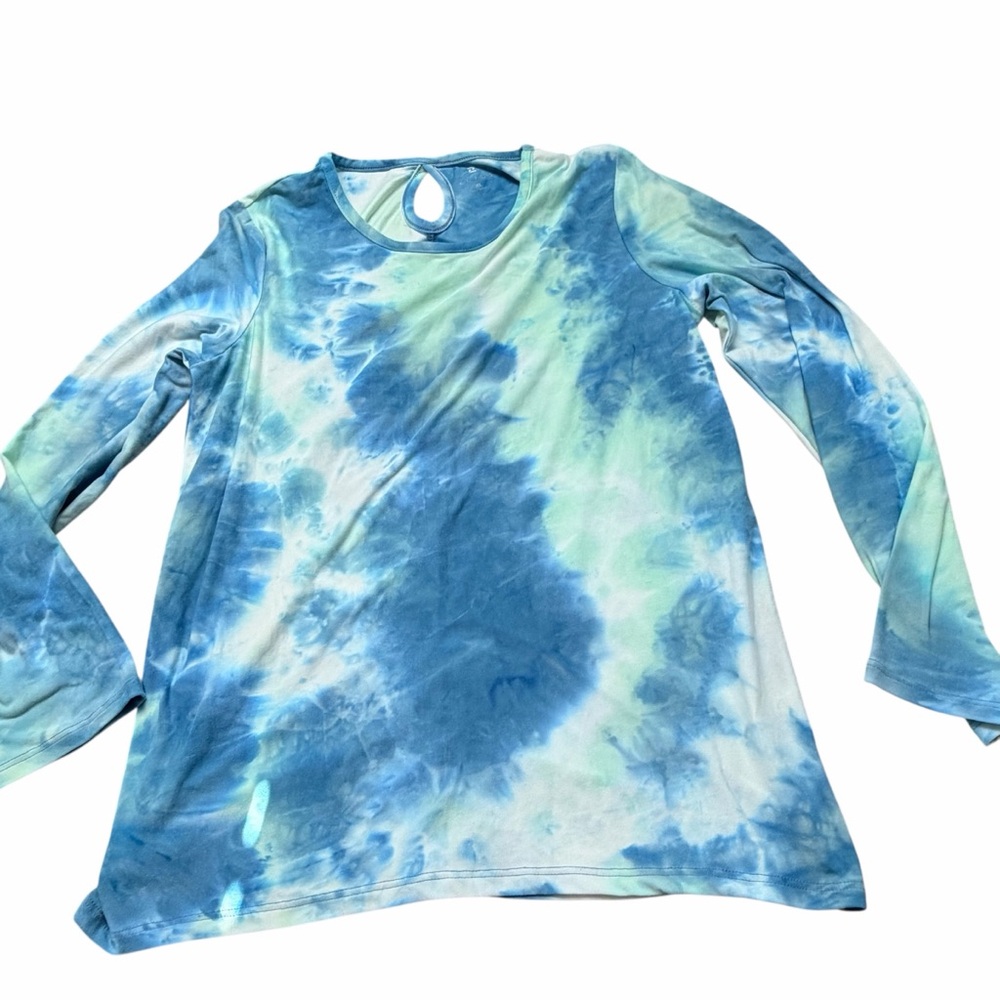 Blue Tie-Dye Kids Shirt